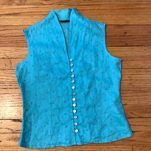 Designer Samuel Dong  cotton top size S